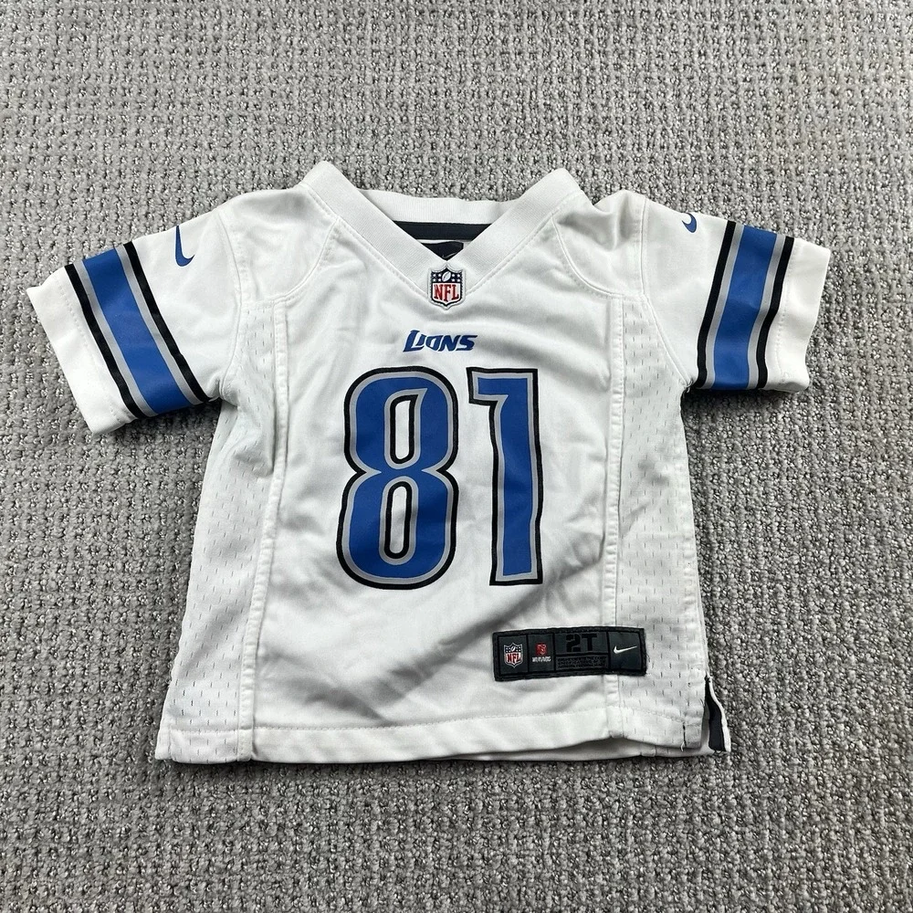 Calvin Johnson Detroit Lions Jersey Nike On Field Toddler Boys Size 2T NFL